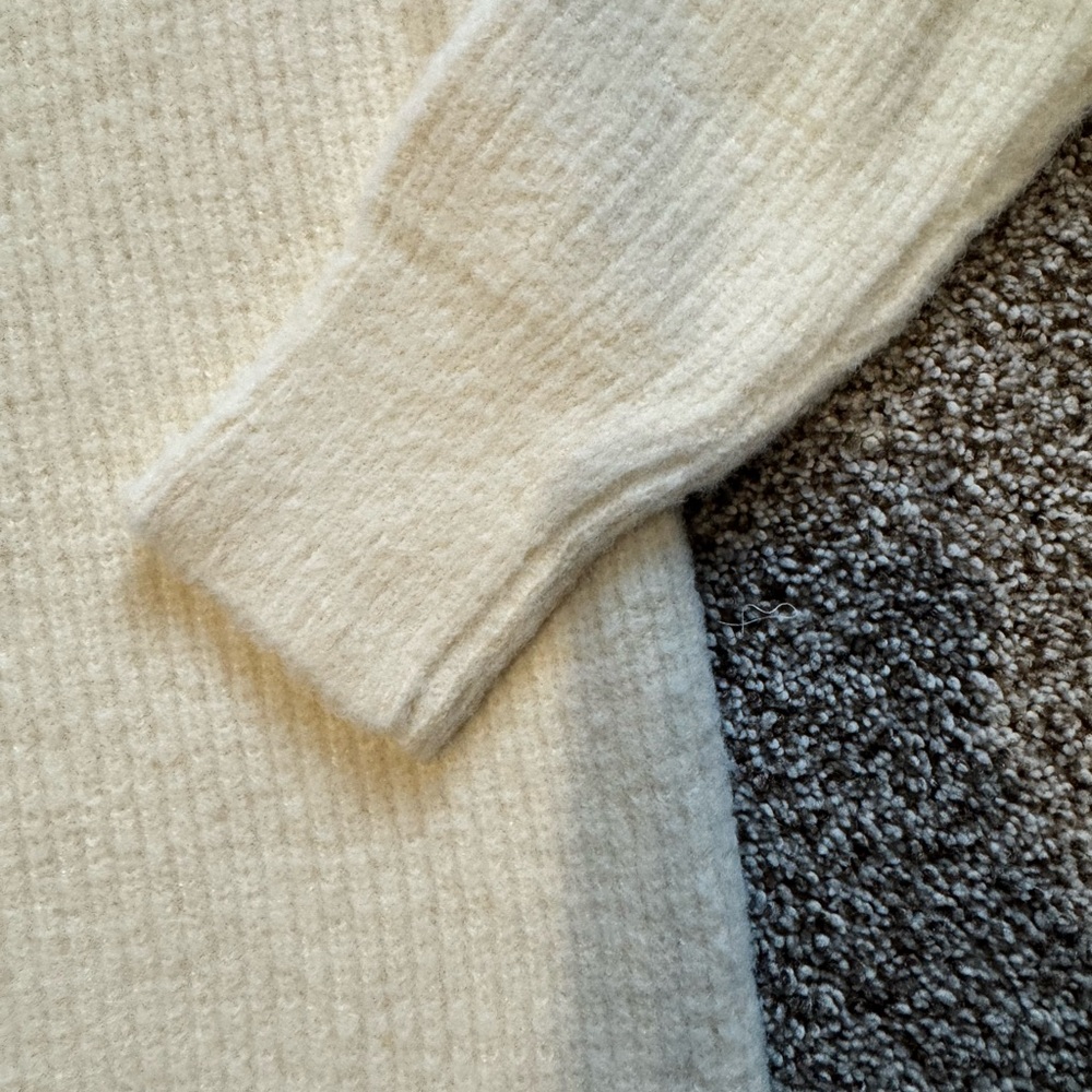 Hem & Thread Cream Criss Cross Back Sweater - Picture 3 of 6